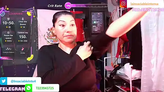 LaInsaciableIntensa online show from 05/23/26, 01:15