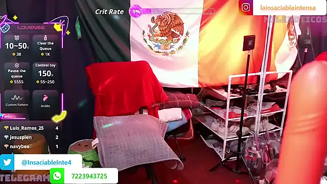 LaInsaciableIntensa online show from 09/25/25, 02:17