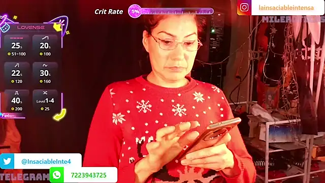 LaInsaciableIntensa online show from 05/06/26, 02:04