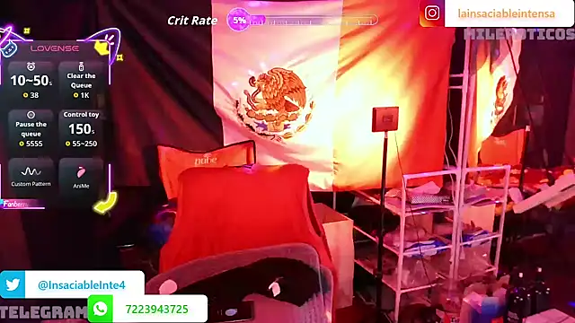 LaInsaciableIntensa online show from 10/24/25, 02:10