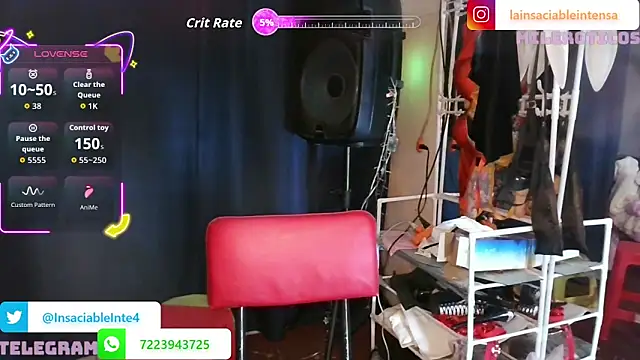 LaInsaciableIntensa online show from 05/07/26, 01:54