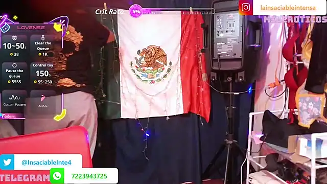 LaInsaciableIntensa online show from 05/03/26, 12:49