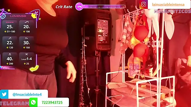 LaInsaciableIntensa online show from 04/16/26, 01:50