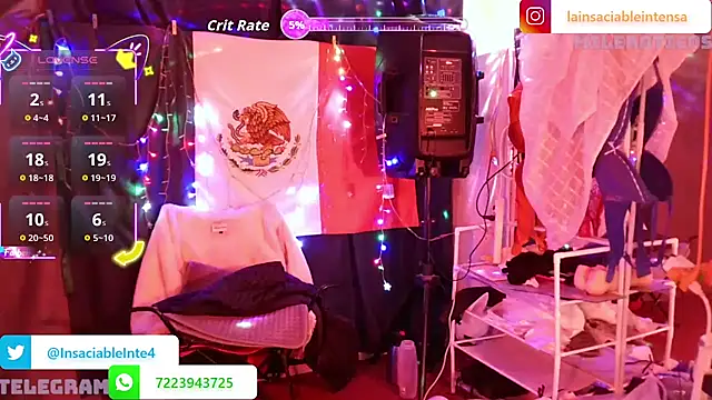 LaInsaciableIntensa online show from 03/01/26, 01:27