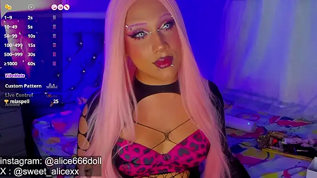 SWEET ALICEXX online show from 06/10/26, 04:19