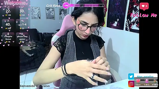 Snapshot of Abysparadise chatting on 10/17/25, 04:16 Abysparadise online show from 10/17/25, 04:16