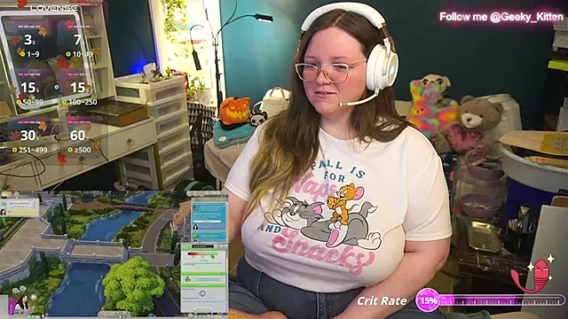 Snapshot of Geeky_Kitten chatting on 10/16/25, 01:19 Geeky Kitten online show from 10/16/25, 01:19