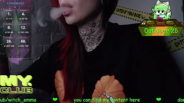 Witch Emma online show from 10/25/25, 08:57