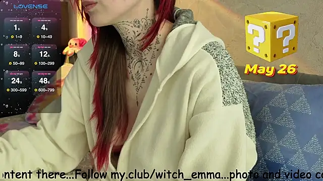 Witch Emma online show from 05/26/26, 08:56