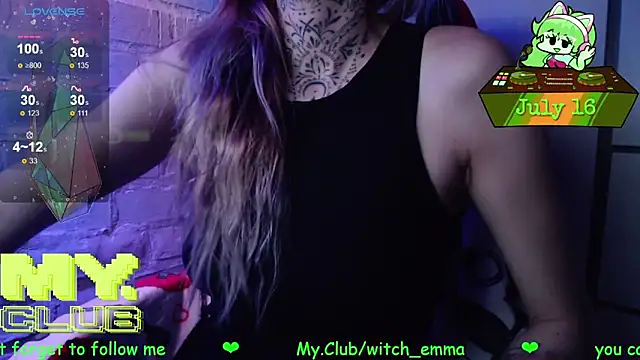 Snapshot of Witch_Emma chatting on 07/16/26, 05:54 Witch Emma online show from 07/16/26, 05:54