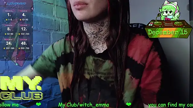 Witch Emma online show from 12/15/25, 09:37