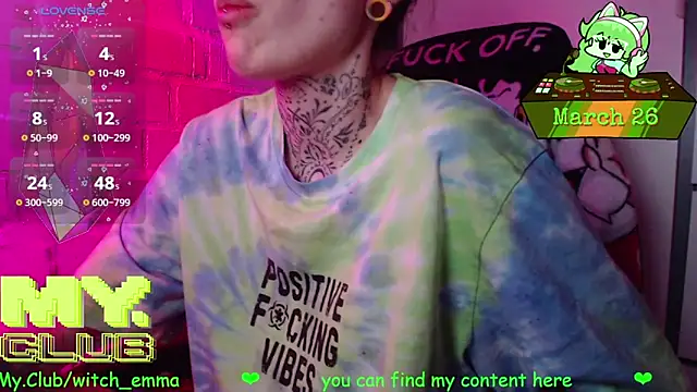 Witch Emma online show from 03/26/26, 07:45