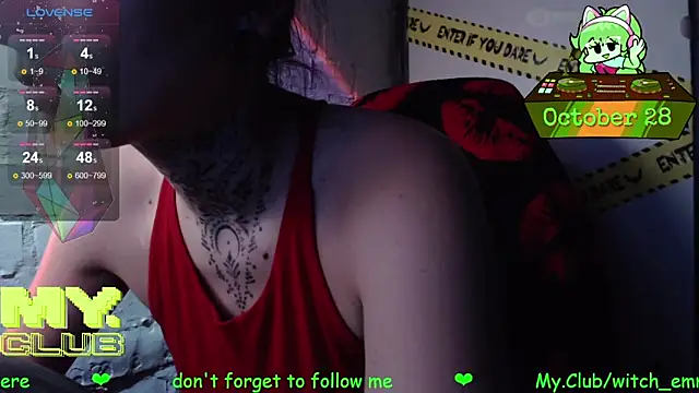 Witch Emma online show from 10/28/25, 08:35