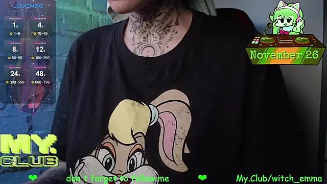 Witch Emma online show from 11/26/25, 08:47