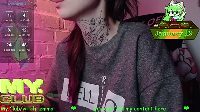 Witch Emma online show from 01/19/26, 04:27