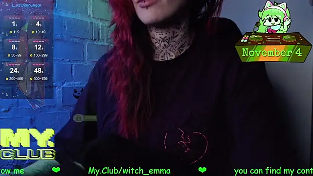 Witch Emma online show from 11/04/25, 09:46