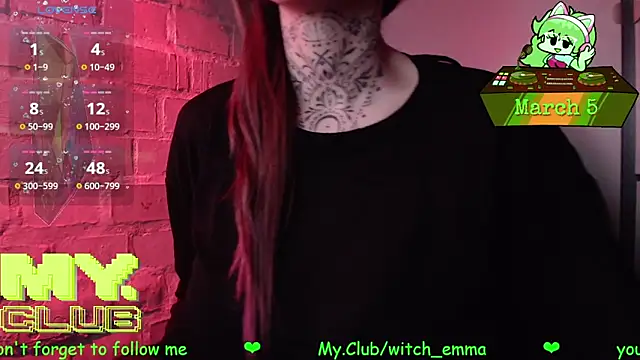 Witch Emma online show from 03/05/26, 10:01