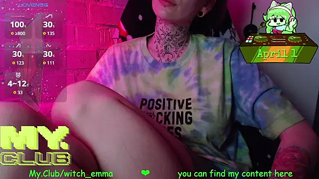 Witch Emma online show from 04/01/26, 01:52