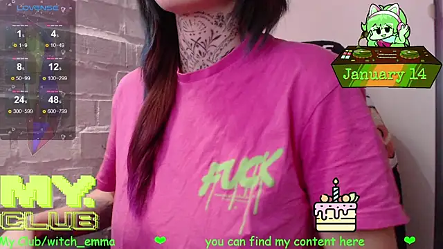 Witch Emma online show from 01/14/26, 10:19