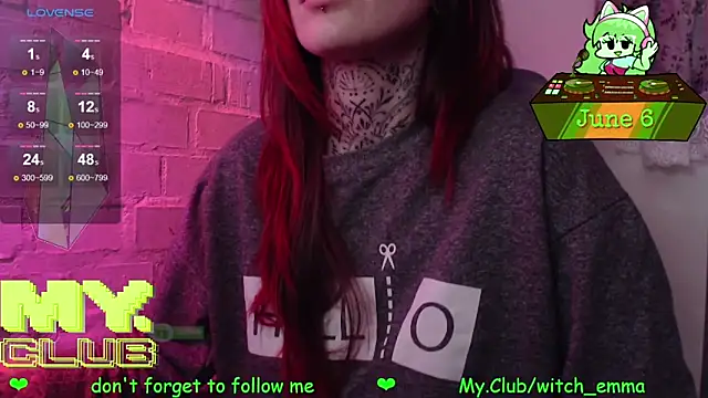 Witch Emma online show from 06/06/26, 05:56