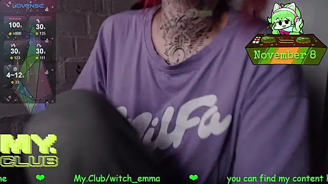 Witch Emma online show from 11/08/25, 10:30