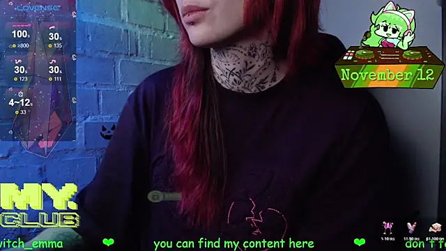 Witch Emma online show from 11/12/25, 07:12