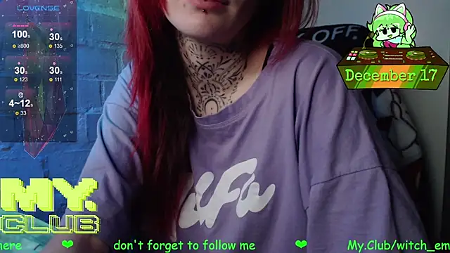 Witch Emma online show from 12/17/25, 09:03