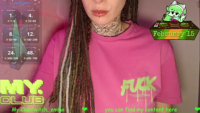 Witch Emma online show from 02/15/26, 07:02