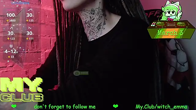 Witch Emma online show from 03/03/26, 08:21