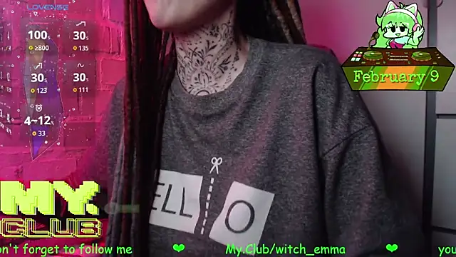 Witch Emma online show from 02/09/26, 07:34