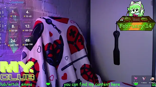 Witch Emma online show from 02/14/26, 08:25