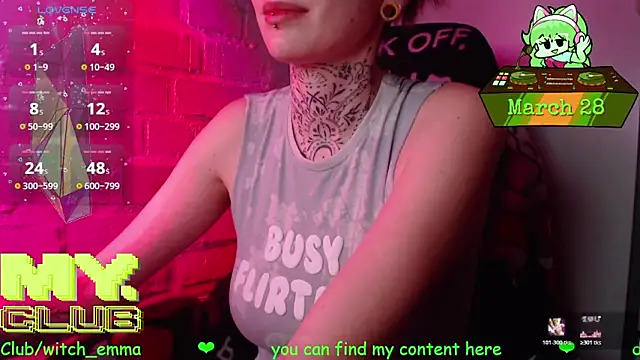 Witch Emma online show from 03/28/26, 09:05