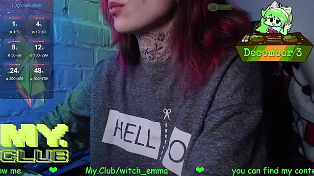 Witch Emma online show from 12/03/25, 09:20