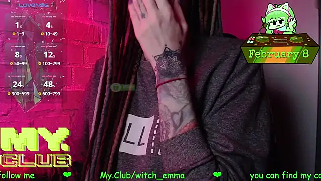 Witch Emma online show from 02/08/26, 07:22