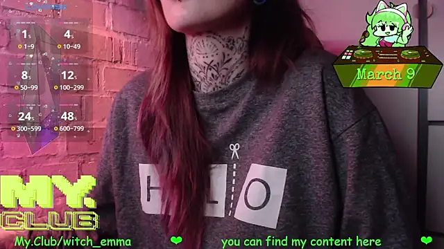 Witch Emma online show from 03/09/26, 08:07