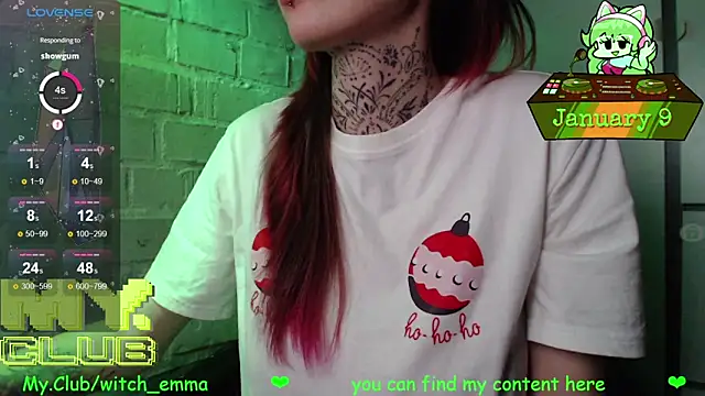 Witch Emma online show from 01/09/26, 08:05