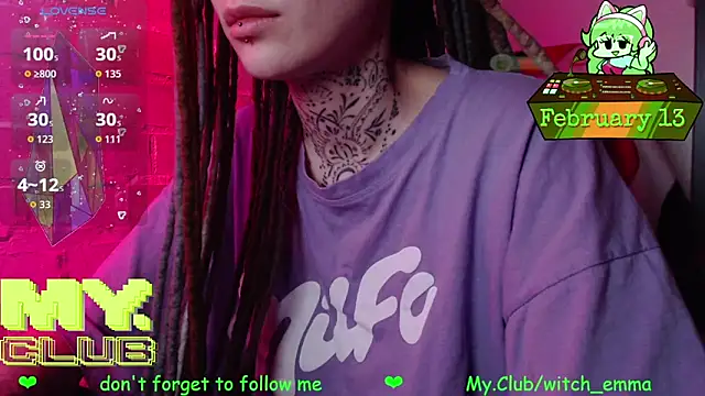 Witch Emma online show from 02/13/26, 07:30