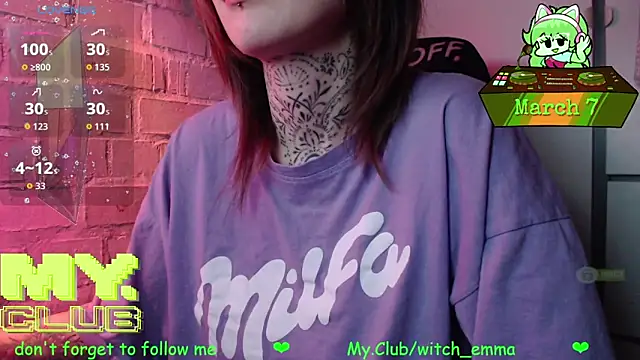 Witch Emma online show from 03/07/26, 09:16