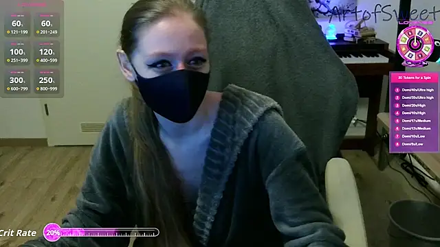 Snapshot of ArtofSweet chatting on 09/18/25, 07:17 ArtofSweet online show from 09/18/25, 07:17