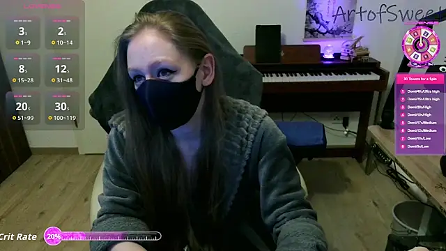 Snapshot of ArtofSweet chatting on 09/13/25, 07:14 ArtofSweet online show from 09/13/25, 07:14