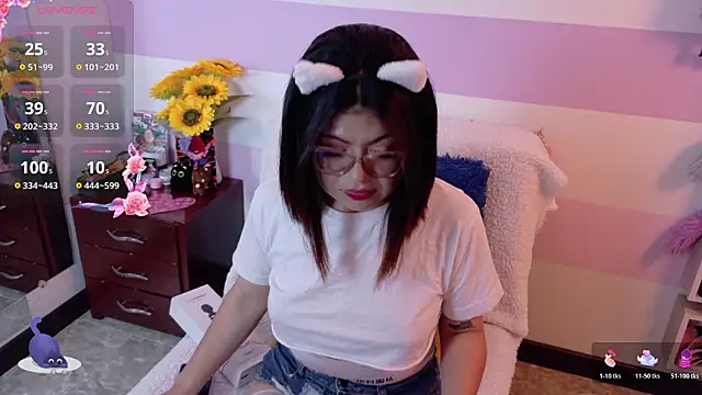 Catwhite  online show from 03/14/26, 02:45