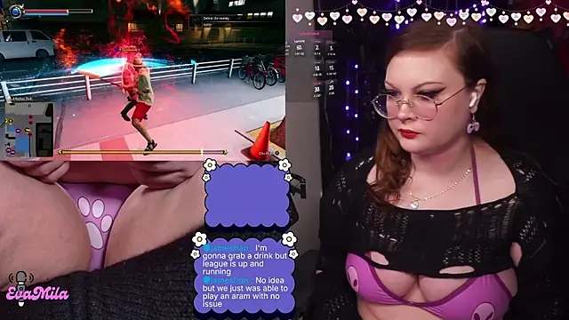 Snapshot of evamila chatting on 02/21/26, 01:51 evamila online show from 02/21/26, 01:51