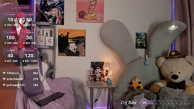 lolaaa bunny1 online show from 03/18/25, 07:33