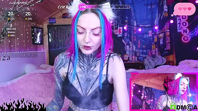 Snapshot of NekoCyber chatting on 02/25/26, 05:07 NekoCyber online show from 02/25/26, 05:07