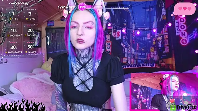 Snapshot of NekoCyber chatting on 02/18/26, 05:05 NekoCyber online show from 02/18/26, 05:05