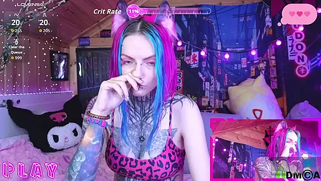 Snapshot of NekoCyber chatting on 02/28/26, 04:56 NekoCyber online show from 02/28/26, 04:56