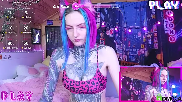 Snapshot of NekoCyber chatting on 02/14/26, 04:56 NekoCyber online show from 02/14/26, 04:56