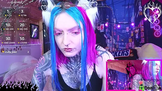 Snapshot of NekoCyber chatting on 05/17/26, 05:18 NekoCyber online show from 05/17/26, 05:18