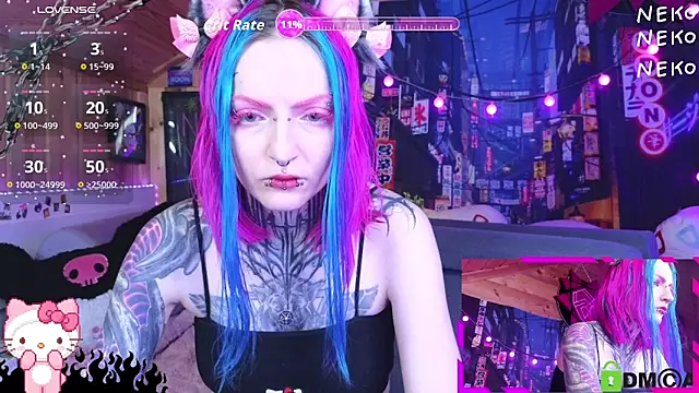 Snapshot of NekoCyber chatting on 06/14/26, 05:19 NekoCyber online show from 06/14/26, 05:19