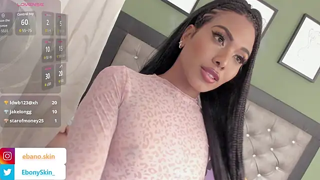 EbonySkin online show from 10/24/25, 10:14